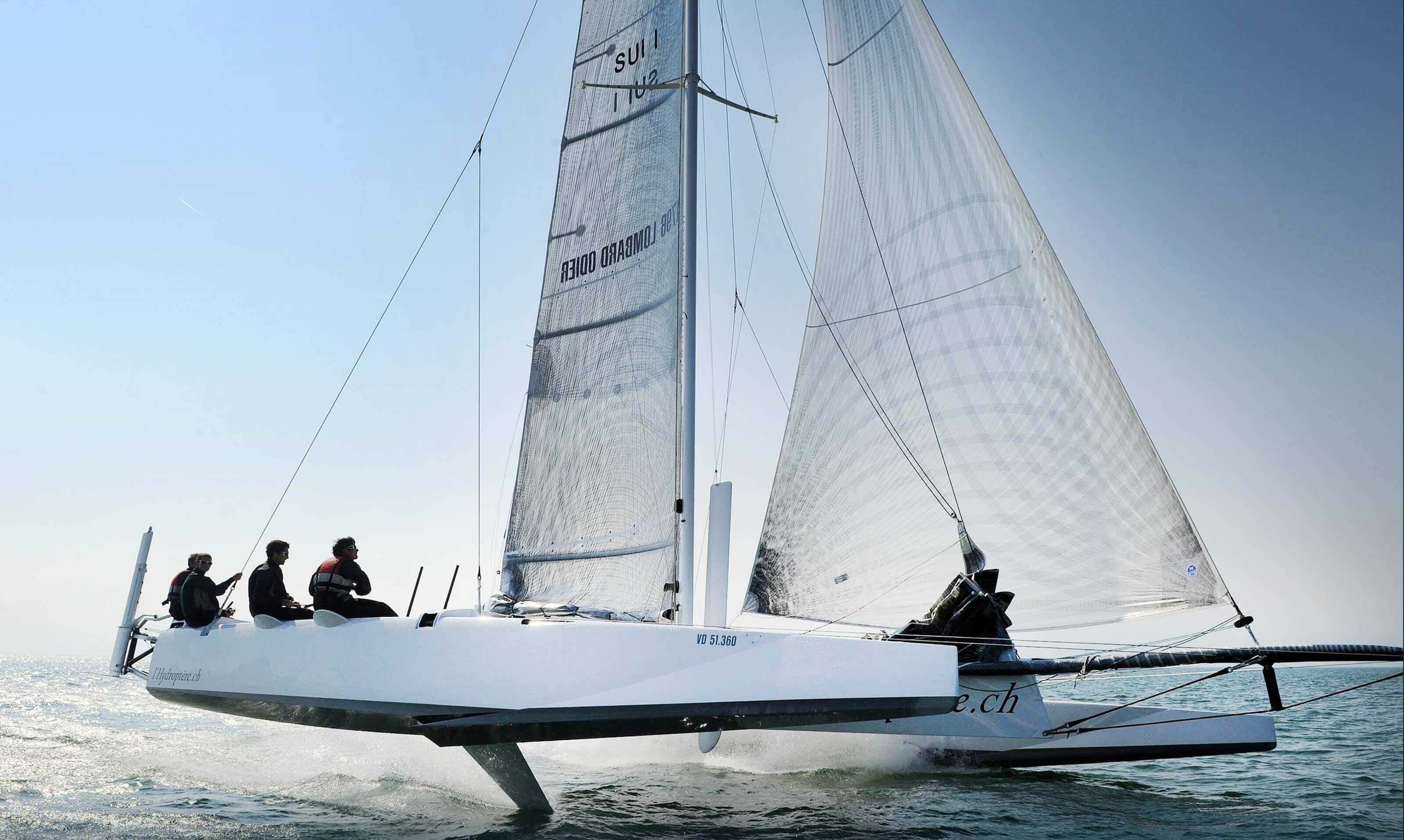 Hydroptere CH ruban bleu record vitesse